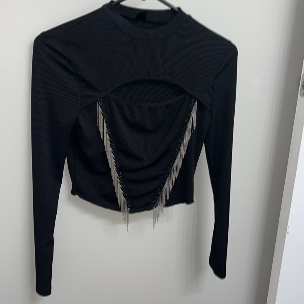 Fringe long sleeve